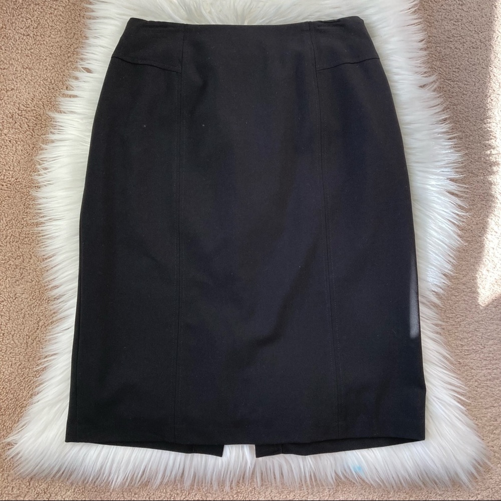 Kim Rogers Black Professional Midi Skirt